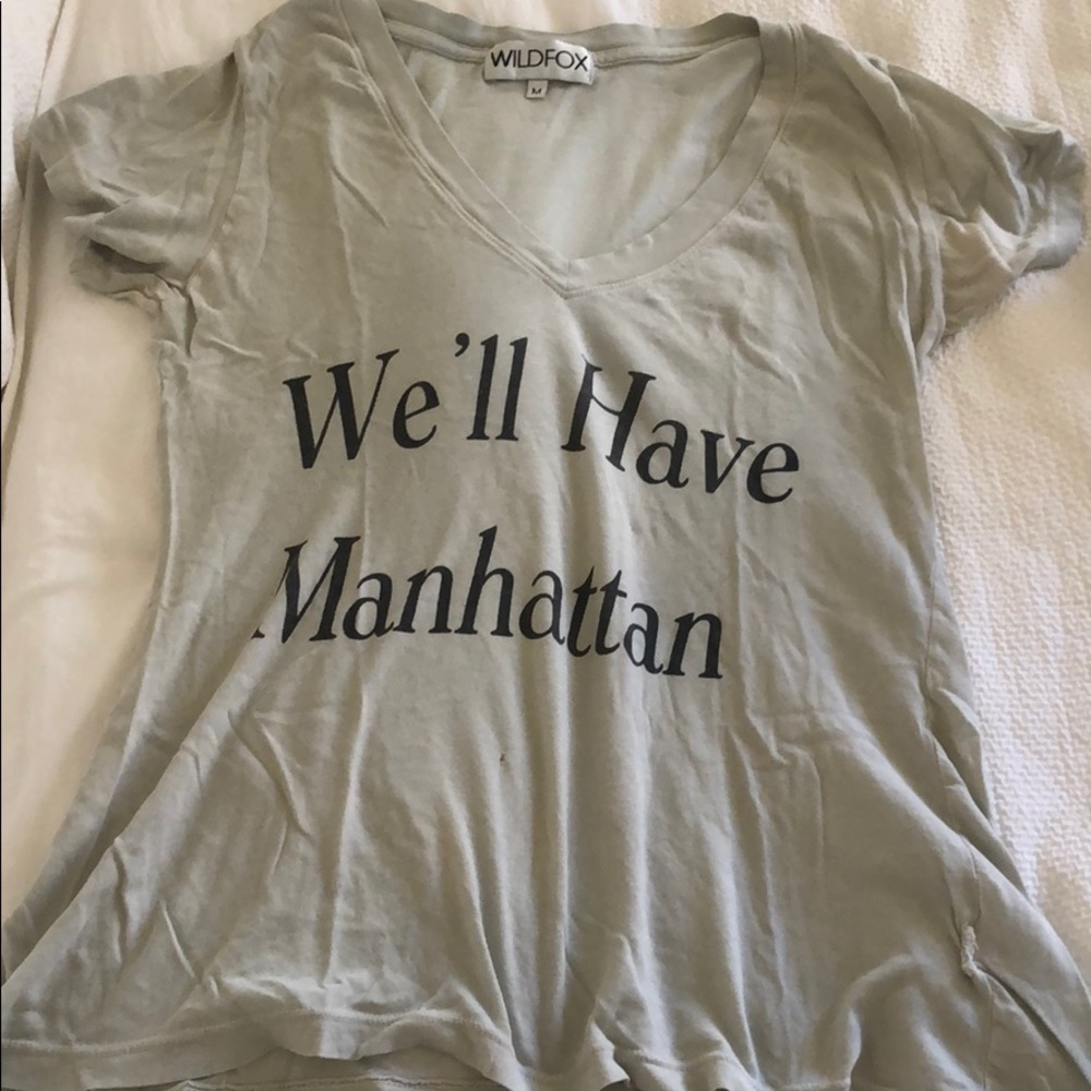 Wildfox sage manhattan tee